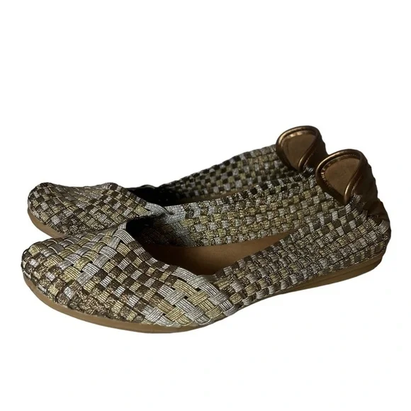 Easy Spirit Shoes Easy Spirit E36 Gold Silver Metallic Gibby - Main Image